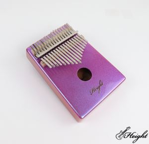 Piano de pulgar con cambio de color de 17 teclas