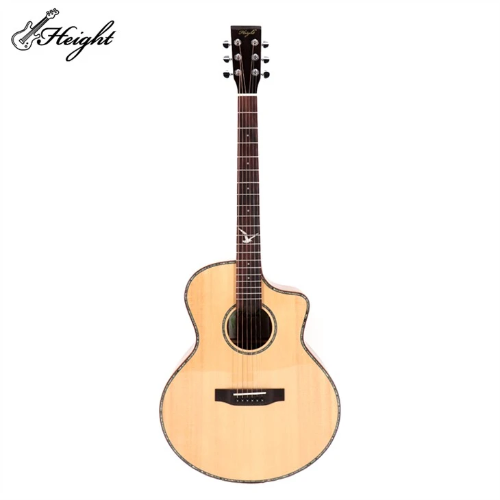 Guitarra acústica de caoba con tapa de abeto macizo